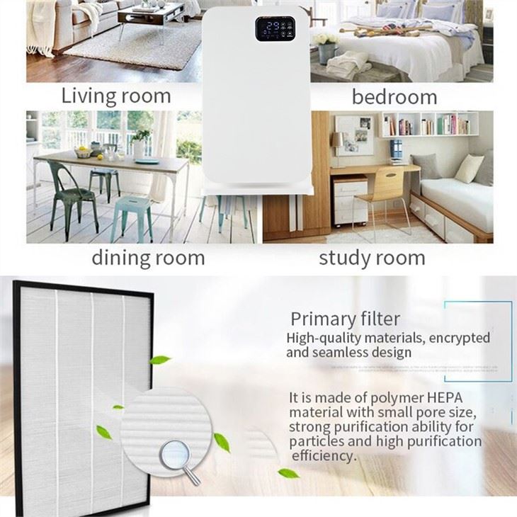 BK-05 LCD Display Dust Sensor Home Air Purifier