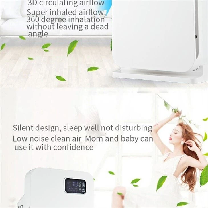 BK-05 LCD Display Dust Sensor Home Air Purifier