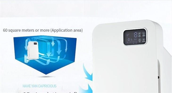 BK-05 LCD Display Dust Sensor Home Air Purifier