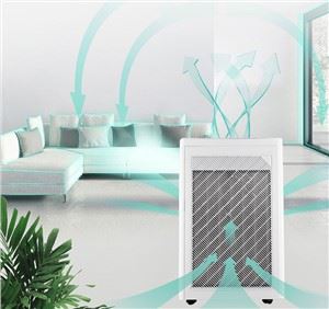 BKJ-60C Prilagojeno Home Air Purifier bela barva