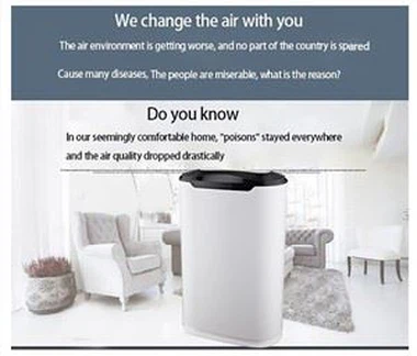 BKJ-215C soba uporablja home air puriifer