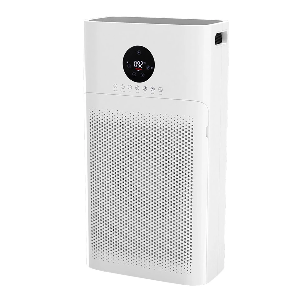 BKJ-60D Čistilec zraka Velik LCD zaslon Bela ABS lupina